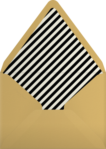 Owl With Cocktail Invitation Envelope