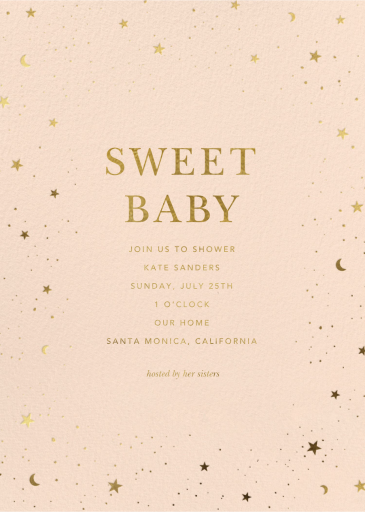 Starlight Sprinkle - Baby Shower Invitation by Sugar Paper