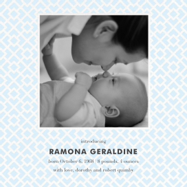 Nixon Photo - Birth Announcement by Jonathan Adler