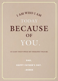 A Therapeutic Dad by Derek Blasberg