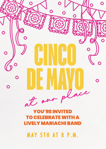 Fiesta Garland - Cinco de Mayo Invitation by Paperless Post
