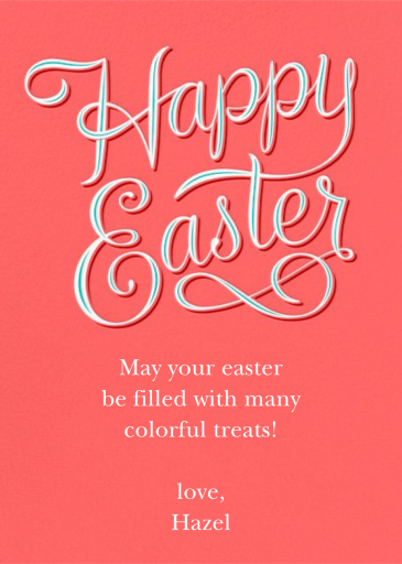 Happy Easter - Easter Card by Paperless Post