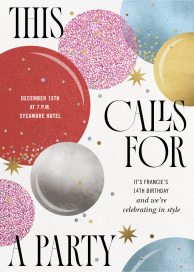 Sparkle Party by Paperless Post