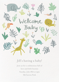 Jungle Love - Baby Shower Invitation by Little Cube