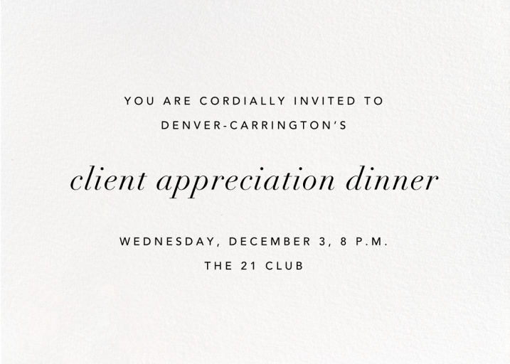 Full-Page Photo Horizontal (Double-Sided) - Corporate Reception Invitation by Paperless Post - Back