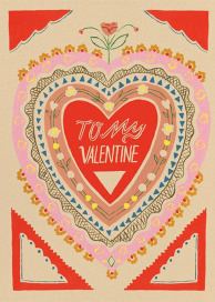 Vibrant Love (Emily Isabella) - Valentine's Day Card by Red Cap Cards
