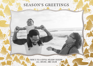 Winter Woodland - Christmas Card by Paperless Post