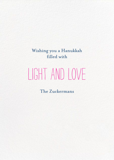 Where Are the Matches - Hanukkah Card by Mr. Boddington's Studio - Back