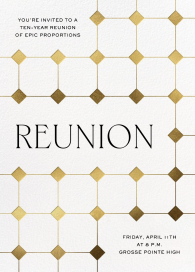 Connections - Class Reunion Invitation by Paperless Post