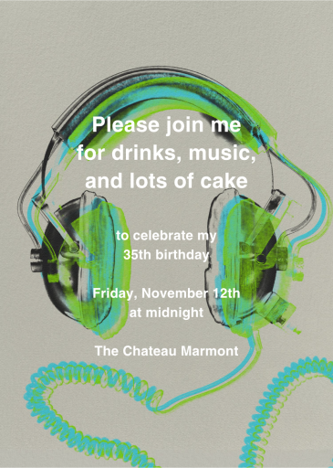 HiFi - Party Invitation by Paperless Post