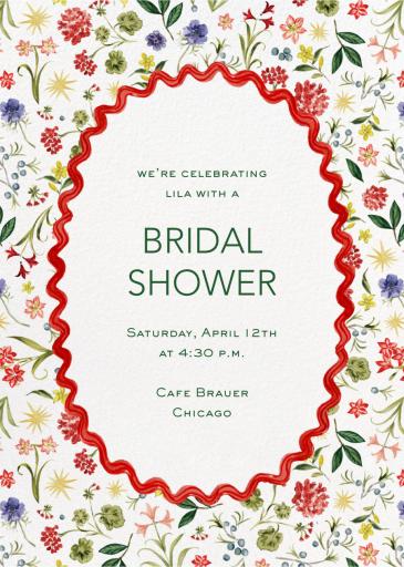 Garden Blooms (Riley Sheehey) - Bridal Shower Invitation by Dogwood Hill
