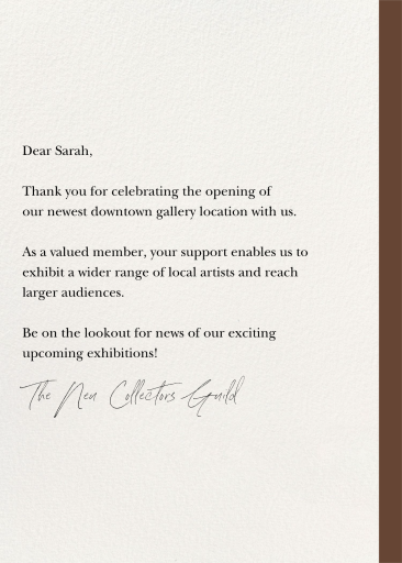 Art Deco Architecture - Business Greeting Card by Paperless Post - Back