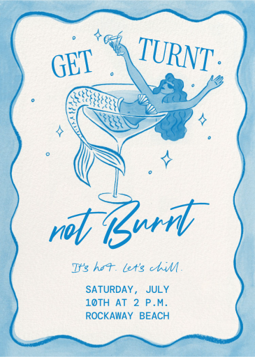 Martini Mermaid - Cocktail Party Invitation by Paperless Post