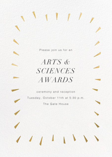 Éclat - Awards Ceremony Invitation by Paperless Post