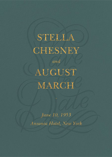 Double Brush - Save the Date by Paperless Post