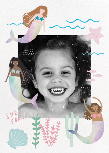 Mermaids in Waiting Photo - Birthday Invitation by Meri Meri