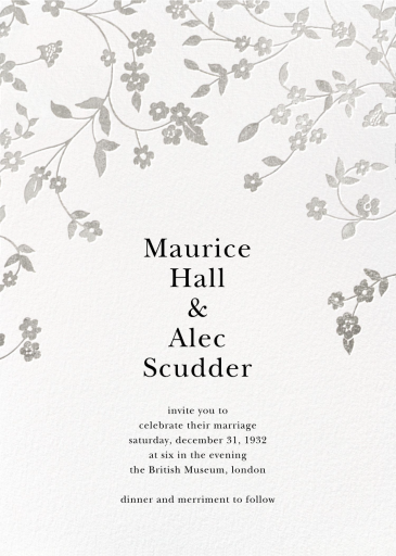 Floral Trellis II - Wedding Invitation by Oscar de la Renta