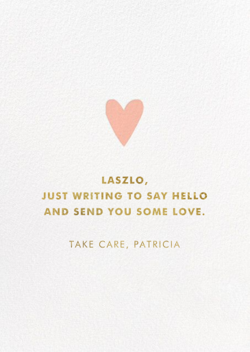 Gold Fields - Thinking of You Card by Hello!Lucky - Back