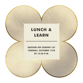 Melrose - Business Dinner Invitation by Jonathan Adler