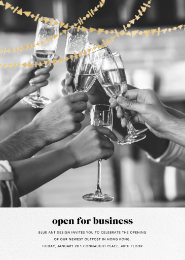 Streamer Shapes (Inset) - Launch Party Invitation by Paperless Post