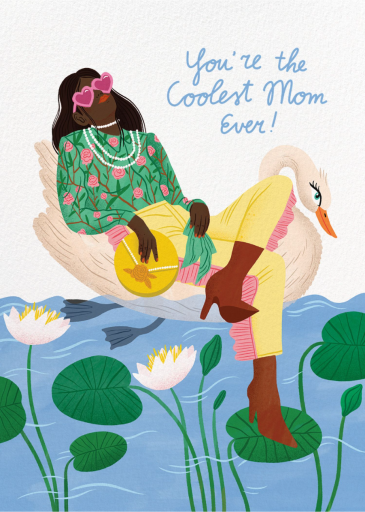 Swan of a Kind (Bodil Jane) - Mother's Day Card by Red Cap Cards