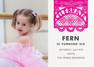 Papel Picado Photo - Birthday Invitation by Paperless Post