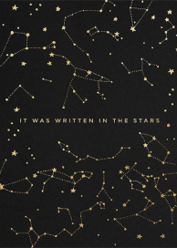 Written in the Stars - Love and Romance Card by Hello!Lucky