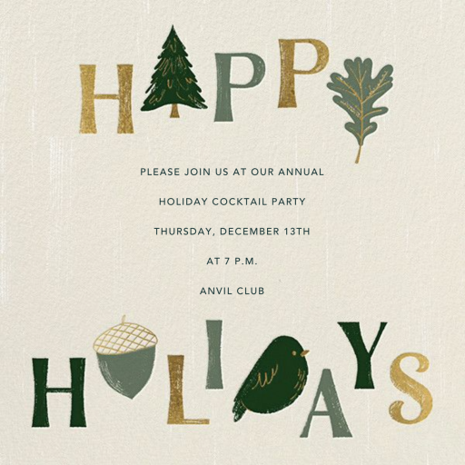 Forest Finds - Invitation by Paperless Post