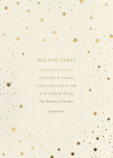 Stars and Sparkle - Party Invitation by Sugar Paper