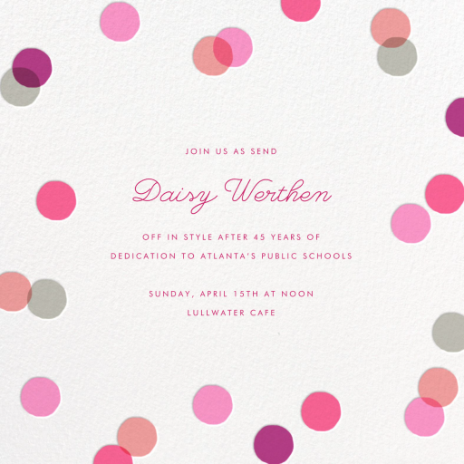 Carnaby - Retirement and Farewell Party Invitation by Paperless Post