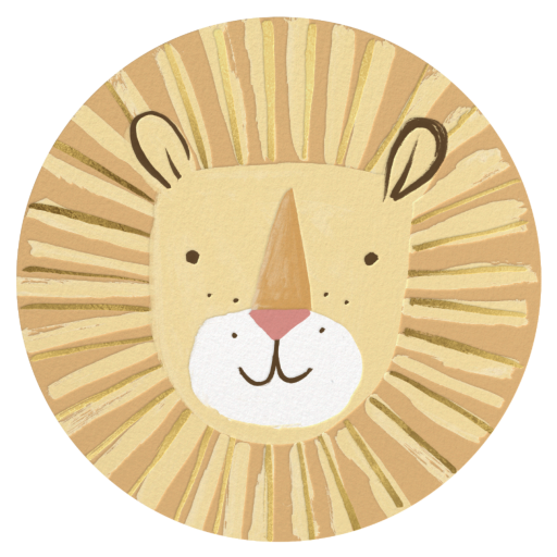 Lion Around - Invitation by Meri Meri