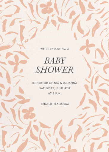 Whimsical Florals - Baby Shower Invitation by kate spade new york