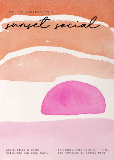 Paint the Sky - Summer Party Invitation by Paperless Post
