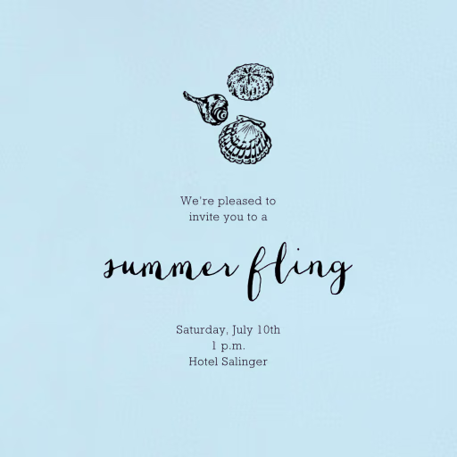 Glacier - Beach Party Invitation by Paperless Post
