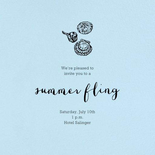 Glacier - Summer Party Invitation by Paperless Post