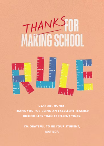 You Rule - Thank You Card by Paperless Post
