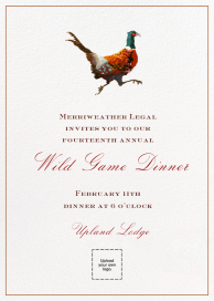Free Bird (Inslee Fariss) - Business Dinner Invitation by Dogwood Hill