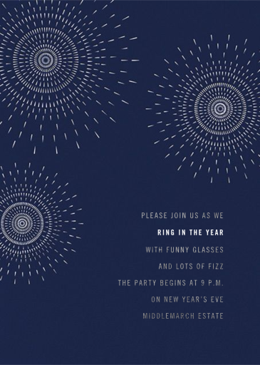 Firework - New Year's Eve Invitation by Paperless Post