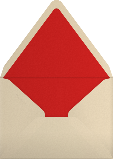 Single Poinsettia - Paperless Post Envelope