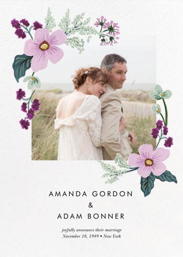 January Herbarium (Photo Save the Date) - Wedding Announcement by Rifle Paper Co.