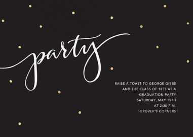 Signature Party - Celebration Invitation by Sugar Paper