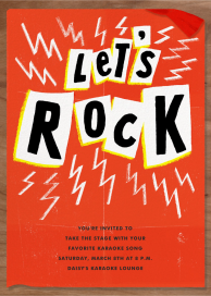 Set List - Karaoke and Music Invitation by Paperless Post