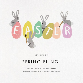 Bunny Brushstrokes by Rifle Paper Co.