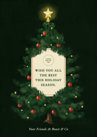 Evergreen - Business Holiday Card by Paperless Post