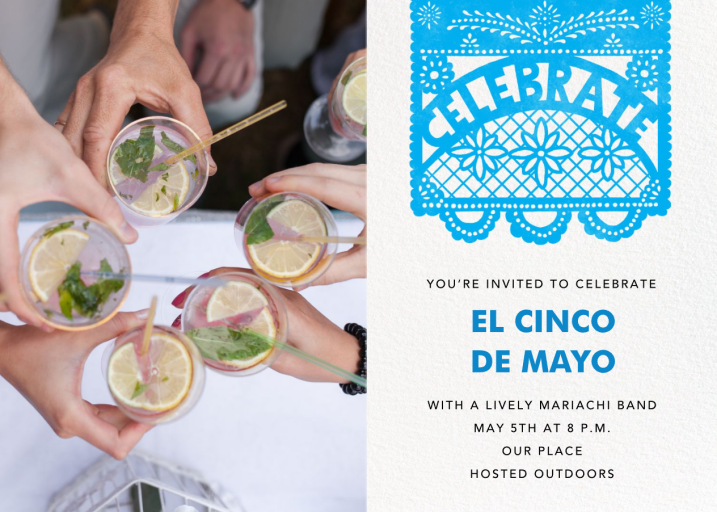 Papel Picado Photo - Cinco de Mayo Invitation by Paperless Post