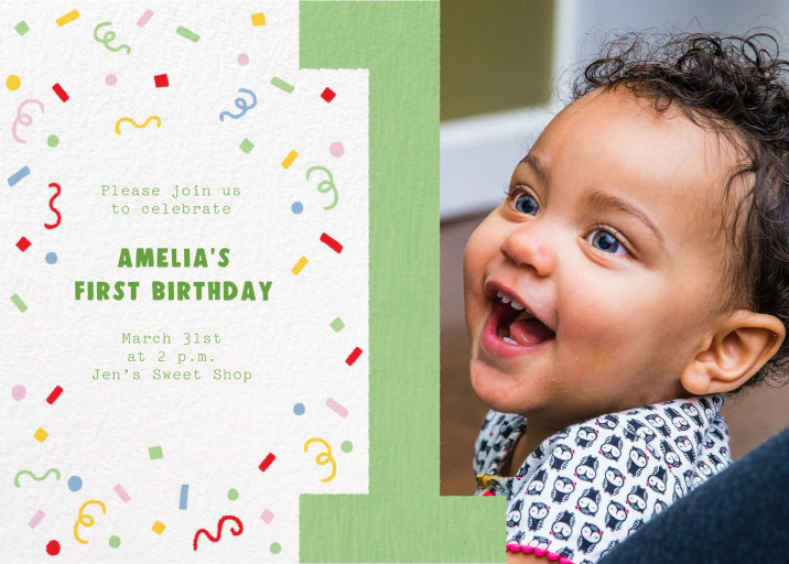 Li’l Confetti - Birthday Invitation by Paperless Post