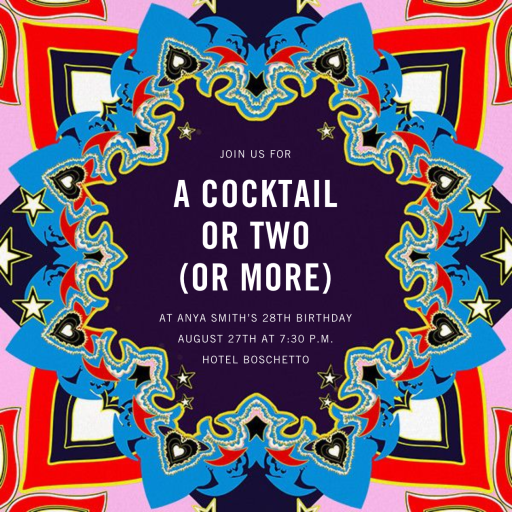 CowBoys and Princesses - Birthday Invitation by Mary Katrantzou