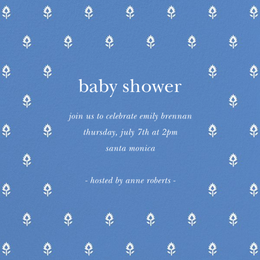 Embroidered Blossom by Sugar Paper