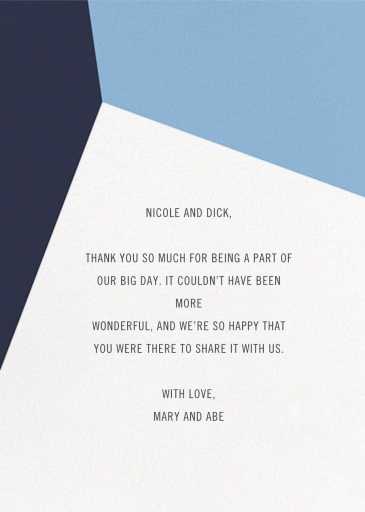 Featured Thanks (Photo) by Paperless Post - Back