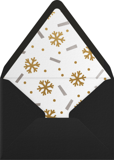 Winter Confetti - Paperless Post Envelope